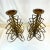 Chestnut 1980s Vintage Brutalist Alter, Mantle or Floor Pillar Candle Holders - a Pair For Sale - Image 8 of 10