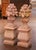 Terra Cotta Pair of Mid-Century French Trompe L’Oeil Concrete Medicis Fruit Vases on Stand For Sale - Image 8 of 12