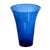 Blue Large Mid-Century Modern French Hand-Blown Cobalt Blue Bubble Glass Vase from Biot, 1960s For Sale - Image 8 of 8