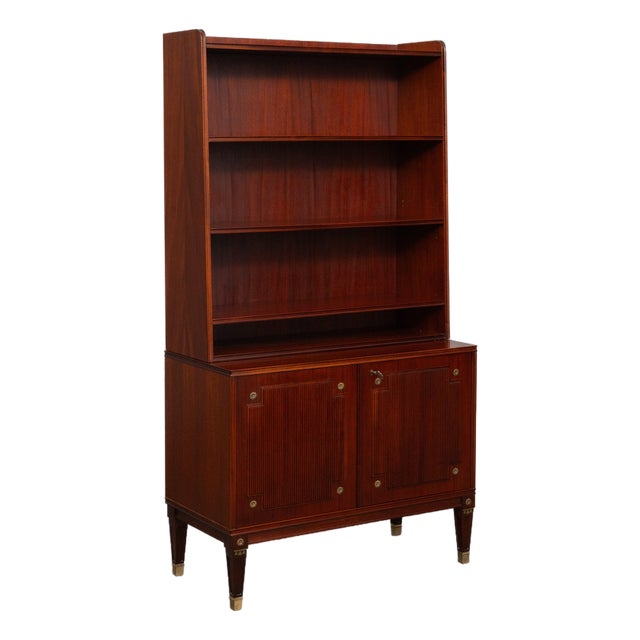 Classical Style Bookcase in Solid Wood For Sale