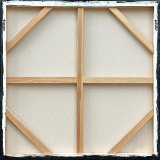 Hibiscus No.1, Contemporary Abstract Statement Painting by Sara Richardson For Sale - Image 6 of 6