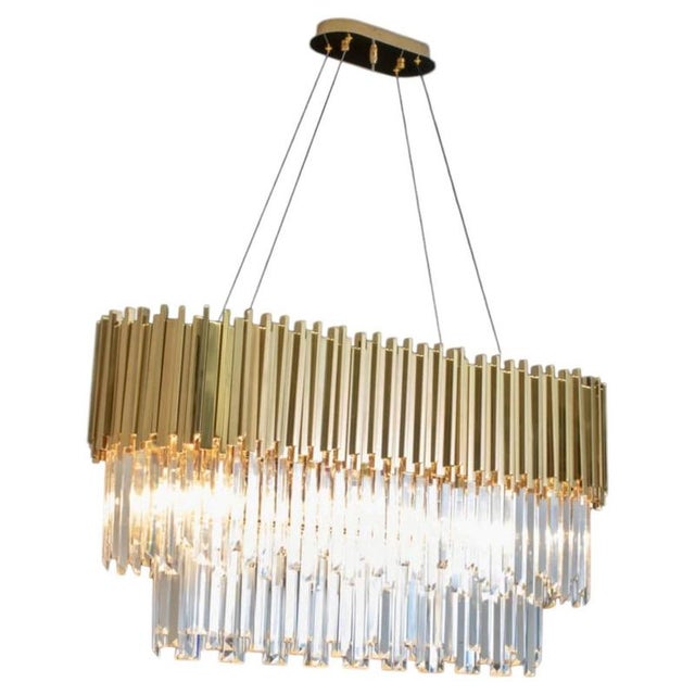 Collection Jupiter Chandelier in Metal and Crystal by Jago For Sale - Image 18 of 18