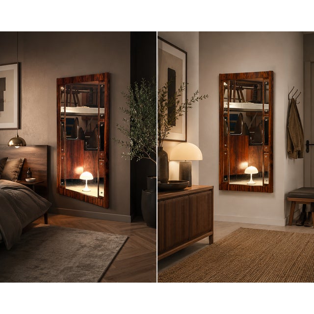 Danish Cabinetmaker Entrance Set, Denmark, 1960s, Set of 2 For Sale - Image 12 of 15