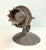 Black Antique Gothic 19th Century Hand Wrought Iron Wall Mount Candle Sconce Fixture For Sale - Image 8 of 10