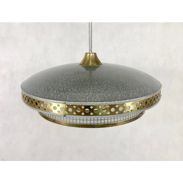 Space Age Ufo Pendant Lamp by Ludib Bratislava, 1950s For Sale - Image 9 of 11
