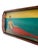 A whimsical folk art painting on a vintage wooden tray, featuring a hand-painted mermaid against a coastal sea and sky...