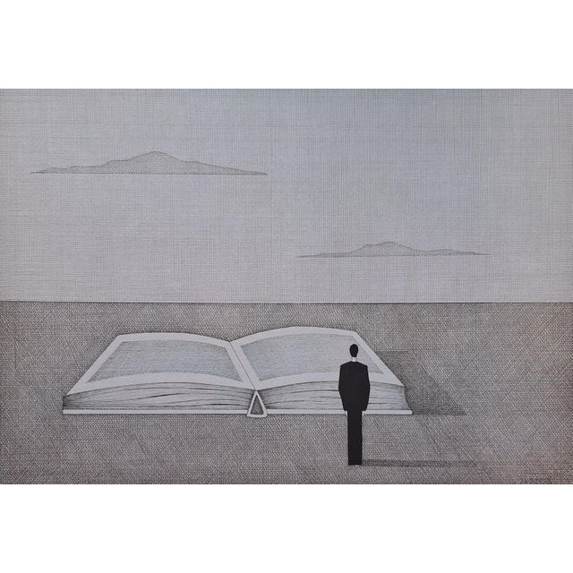 Joanna Wiszniewska Domańska, the Book Half-Open, 2023, Etching & Paper For Sale - Image 6 of 6