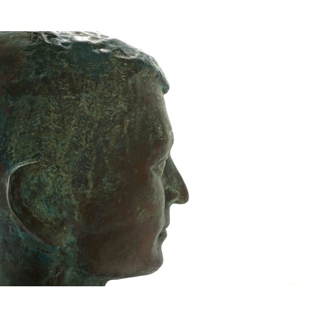 Student of Georg Kolbe, Busts on Pedestals, 1925, Bronze & Granite Steles, Set of 2 For Sale - Image 10 of 18