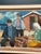 Mid-Century Modern Svend Nielsen, Figures at the Fish Shed, 1950s, Oil on Canvas, Framed For Sale - Image 3 of 16