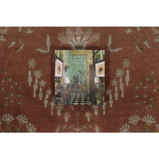 Oversized Antique 20th Century Lahore Rug With Distressed Florals - Rug & Kilim For Sale - Image 9 of 11