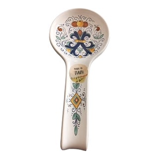 1990s Gorgeous New Nova Deruta Made in Italy Spoon Rest. For Sale