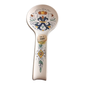 1990s Gorgeous New Nova Deruta Made in Italy Spoon Rest.