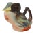 Circa 1900 Royal Bayreuth Bavaria Figural Mallard Duck Porcelain Creamer Pitcher For Sale
