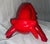 Royal Haeger 1950s Royal Haeger Pottery Sculpture Features a Vibrant Red Ceramic Bull For Sale - Image 4 of 7