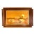 Vintage Philippine Marquetry Wood Frog & Lily Pad Serving Tray For Sale
