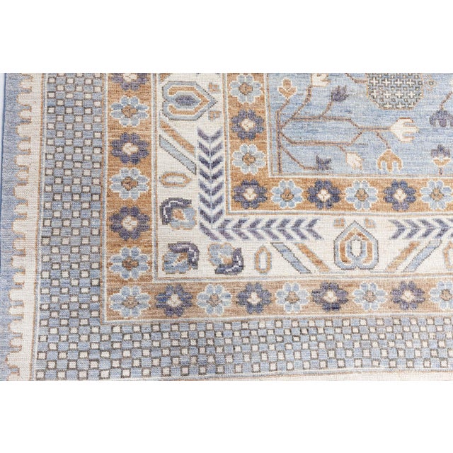 Modern Samarkand Rug by Doris Leslie Blau Size: 10'0" × 13'5" (304 × 408 cm) This modern Samarkand rug draws inspiration...