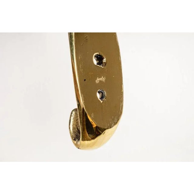 Carl Auböck Model #5439 Brass Hook For Sale - Image 9 of 11