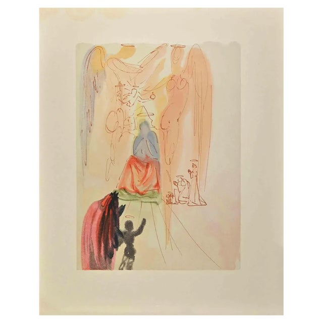 Salvador Dali, The Divine Comedy: Beatrice and the Triumph of the Saints, Woodcut, 1963 For Sale