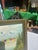 1990s Gold and Green Framed Riverside Painting With Colorful Foliage and Mountains For Sale In Atlanta - Image 6 of 8