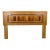 Vintage Modern Brutalist Queen Headboard by Tobago Furniture For Sale