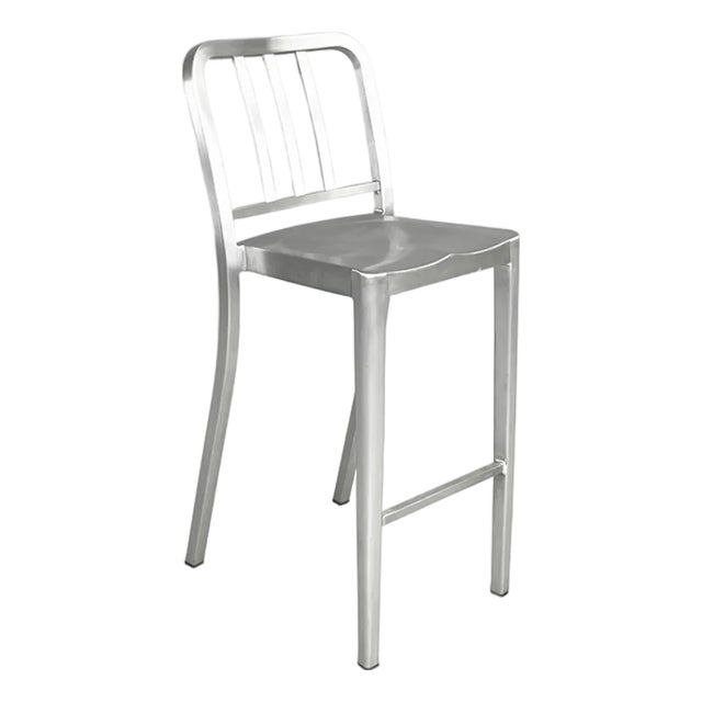 American Postmodern Hudson Stool in Aluminum by Philippe Starck for Emeco, 2000s For Sale