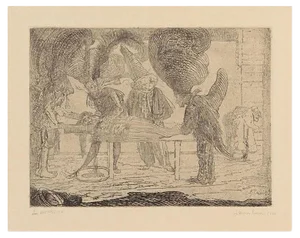 Assassinat - Original Etching by James Ensor - 1888 1888