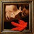 In "Follow Me," a stylized mask rests against a dark background, its hollow eyes creating a sense of mystery and intrigue....