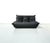 French Togo 2-Seater Sofa in Black Leather attributed to Michel Ducaroy for Ligne Roset, 1970s For Sale - Image 12 of 12