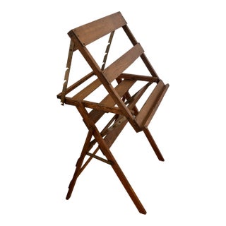 Antique Oak Multifunctional Art Easel For Sale