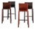 410 Cab Stools in Leather, Mid-Century Modern from Mario Bellini, Set of 4 For Sale