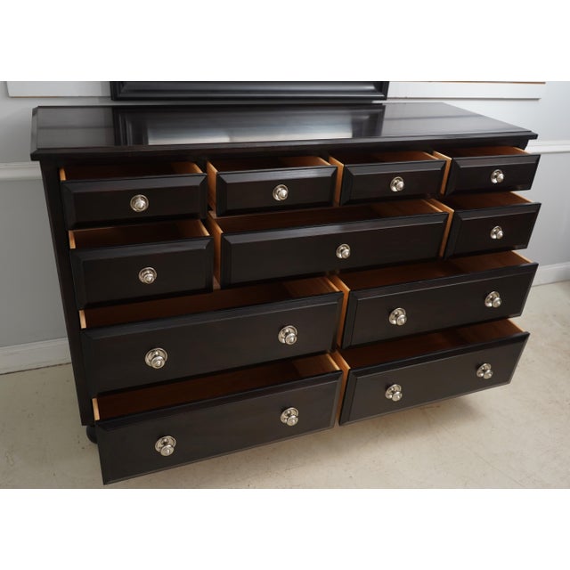 Bernhardt Bernhardt Martha Stewart 11 Drawer Double Dresser W. Mirror For Sale - Image 4 of 18