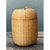 Vintage Woven Rattan Lidded Basket For Sale - Image 9 of 12