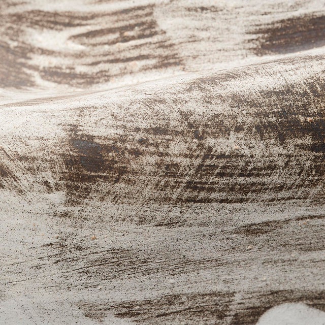 Jamie Young Maurice Ceramic Table Lamp with Linen Shade For Sale - Image 4 of 6