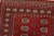 Bokhara Rug 4'1'' X 6'3'' Red Wool Tribal Hand-Knotted Oriental Carpet For Sale In Philadelphia - Image 6 of 12