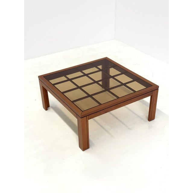 1970s Brutalist Italian Coffee Table by Caccia alla Volpe for Linea Arredo, 1970s For Sale - Image 5 of 9