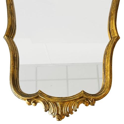 Mid-Century Hollywood Regency Baroque Style Gilt Crested Mirror from Pieterman, 1960s For Sale - Image 4 of 9