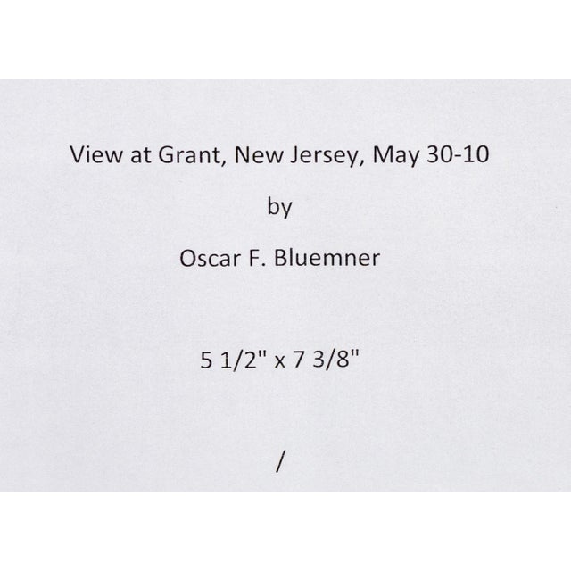 Oscar F. Bluemner Landscapes Graphite, 1910, 2 For Sale - Image 13 of 13
