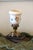 Art Deco Vintage Art Deco Accurate Brass Boudoir Lamp, Custard Glass Shade For Sale - Image 3 of 16