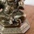 Metal Vintage Handcrafted Solid Brass Hindu God Lord Ganesha Statue Sitting on the Lotus For Sale - Image 7 of 12