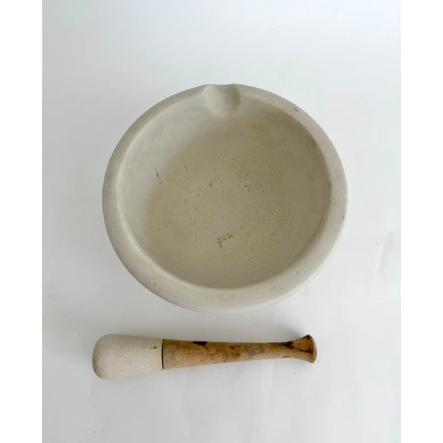 Early 20th Century Early 1900s Standard Trenton Mortar & Pestle For Sale - Image 5 of 7