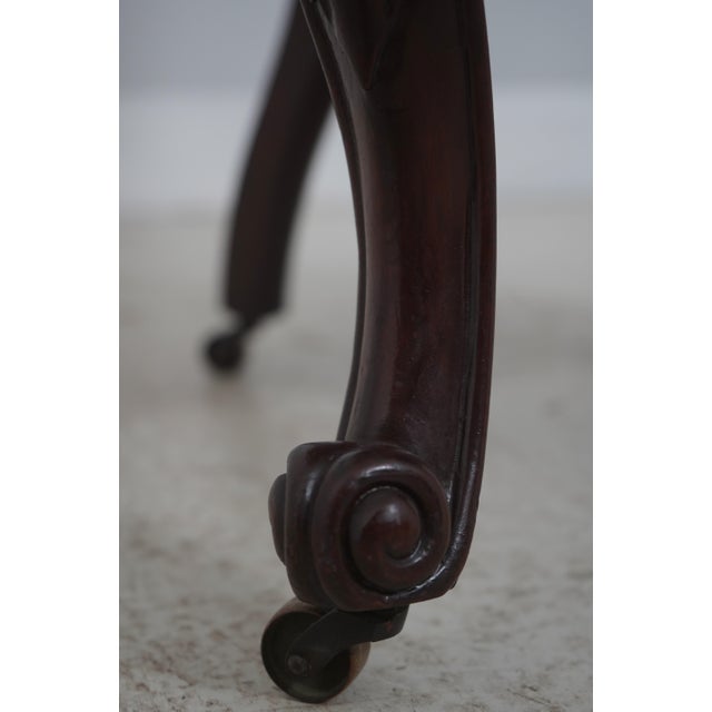 Antique Victorian Belter Walnut Small Scale Accent Chair For Sale - Image 17 of 18