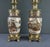Late 19th Century Satsuma Porcelain and Bronze Oil Lamps, Japan, Set of 2 For Sale - Image 9 of 18