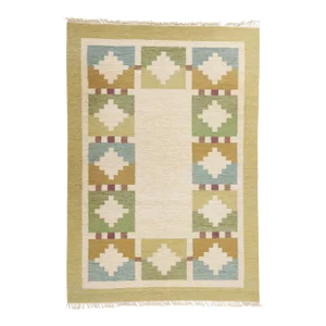 Ida Rydelius Vintage Swedish Rollakan Rug - 06'10 X 09'09