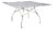 Kartell Glossy Wood Dining Table White For Sale