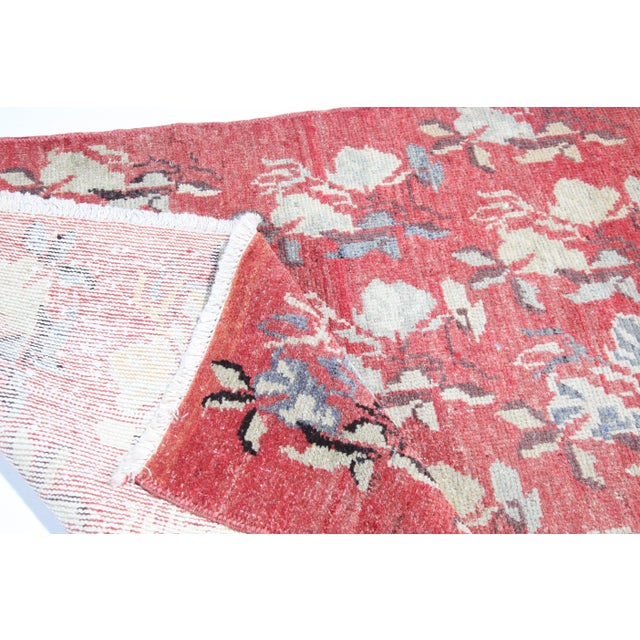 Vintage Anatolian Tribal Rug – Red Ground With Symbolic Motifs For Sale - Image 14 of 15