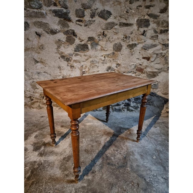 Vintage French Farmhouse Table, 1930s For Sale - Image 13 of 13
