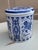 Delft Mid-20th Century Dutch Delft Blue & White Covered Sugar Jar For Sale - Image 4 of 10