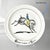 Late 20th Century Porcelaine d'Auteuil Paris France Equestrian Themed Plates, Set of 12 For Sale - Image 10 of 10
