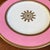 Mid-Century Modern Pair of 1970s Pink and White Ceramic Plates For Sale - Image 3 of 5