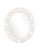 Contemporary Fleur Home Audubon Bamboo Sticks Oval Mirror in White Dove, 22x27 For Sale - Image 3 of 3